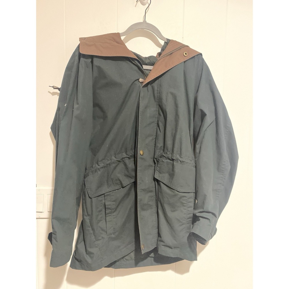 VTG Y2K London Fog‎ All-Weather Field Parka Olive Green Men's Small